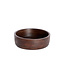 Light en Living Deco box Ø19x7 cm METETI hout mat donker bruin