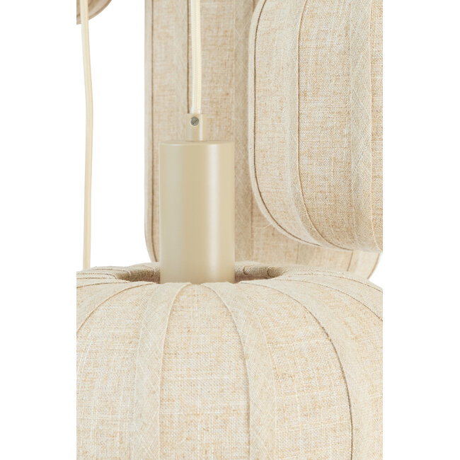 Light en Living Hanglamp 7L Ø53x104 cm TUFIA linnen naturel