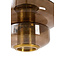 Light en Living Hanglamp Ø35x20 cm MEYARA glas bruin+goud