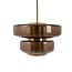 Light en Living Hanglamp Ø35x20 cm MEYARA glas bruin+goud