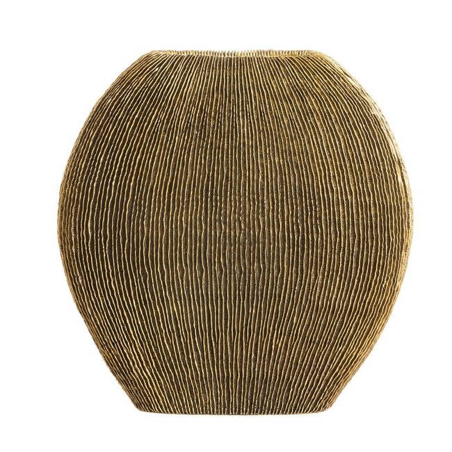 Light en Living Vaas deco 30x11x30,5 cm BUBIO antiek brons