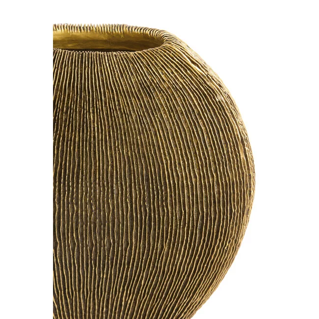 Light en Living Vaas deco 41x13x39,5 cm BUBIO antiek brons