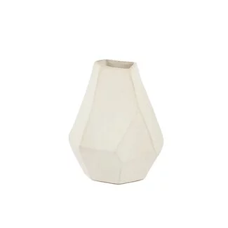 Light en Living Vaas deco 25x21x30,5 cm POVINA keramiek crème