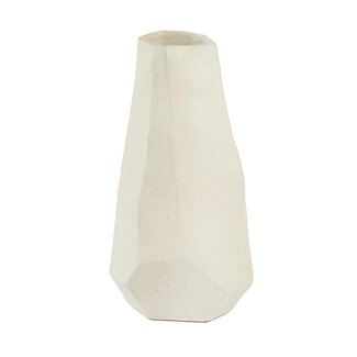 Light en Living Vaas deco 25x21,5x47 cm POVINA keramiek crème