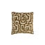 Light en Living Kussen 45x45 cm ALZEY groen-grijs+beige veren gevuld