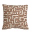 Light en Living Kussen 45x45 cm ALZEY terra+beige veren gevuld