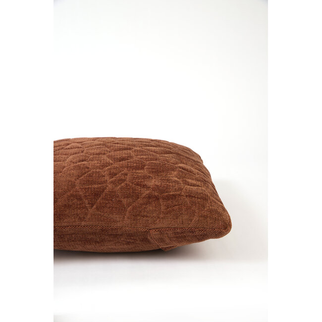 Light en Living Kussen 45x45 cm KALURI terra-oranje