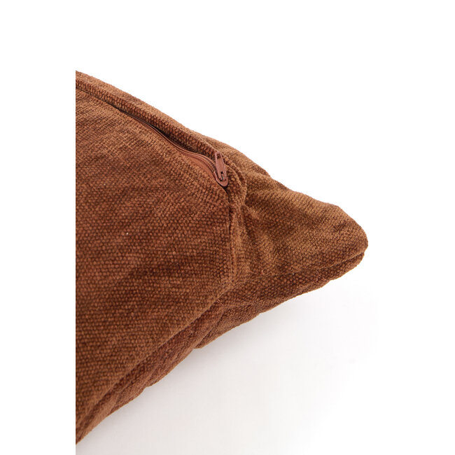 Light en Living Kussen 45x45 cm KALURI terra-oranje