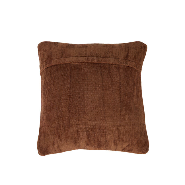 Light en Living Kussen 45x45 cm KALURI terra-oranje