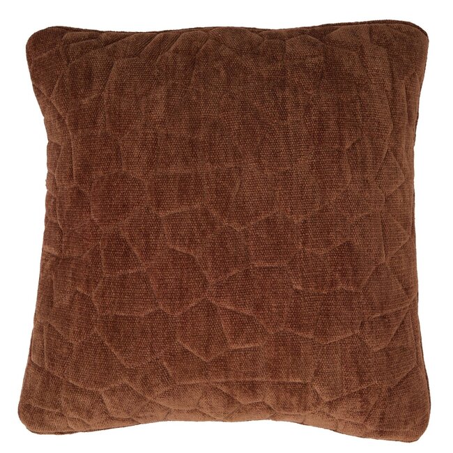Light en Living Kussen 45x45 cm KALURI terra-oranje