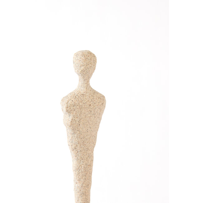 Light en Living Ornament 5x5x33,5 cm TAROPA zand