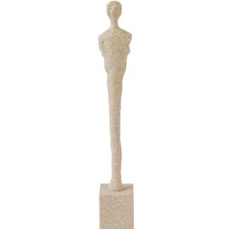 Light en Living Ornament 5x5x33,5 cm TAROPA zand