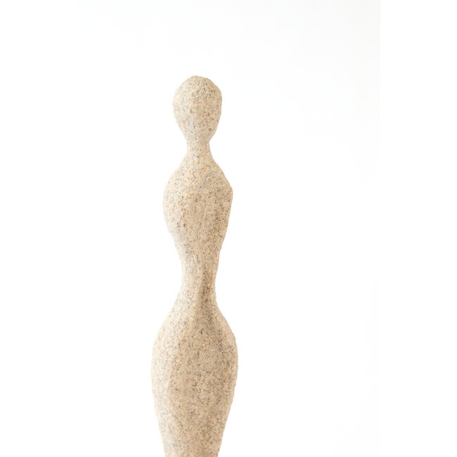 Light en Living Ornament 5x5x37,5 cm TAROPA zand