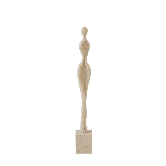 Light en Living Ornament 5x5x37,5 cm TAROPA zand