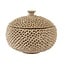 Light en Living Deco box Ø19,5x16,5 cm COLDROS zand