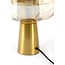 Light en Living Tafellamp Ø35x38 cm MINDELO glas amber+goud