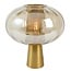 Light en Living Tafellamp Ø35x38 cm MINDELO glas amber+goud