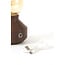 Light en Living Tafellamp LED Ø13x21,5 cm ZENY hout print d bruin+glas amber