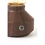 Light en Living Tafellamp LED Ø13x21,5 cm ZENY hout print d bruin+glas amber