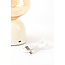 Light en Living Tafellamp LED Ø12,5x19,5 cm VAZYR crème+glas amber