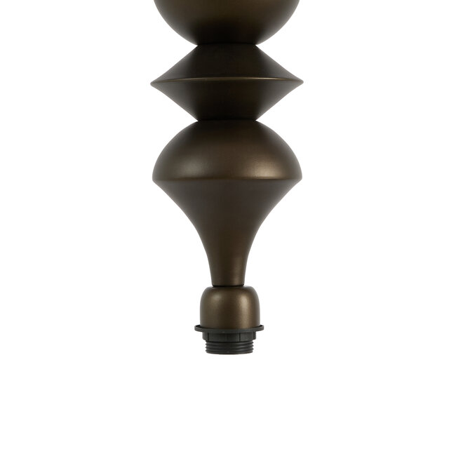 Light en Living Pendel Ø13x34 cm SIOTA mat bruin-brons
