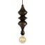 Light en Living Pendel Ø13x34 cm SIOTA mat bruin-brons