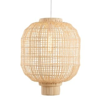 Light en Living Hanglamp Ø42x53,5 cm DORZAN rotan naturel