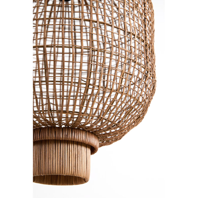 Light en Living Hanglamp Ø42x53,5 cm DORZAN rotan bruin