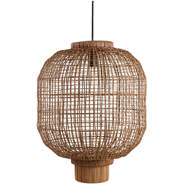 Light en Living Hanglamp Ø42x53,5 cm DORZAN rotan bruin