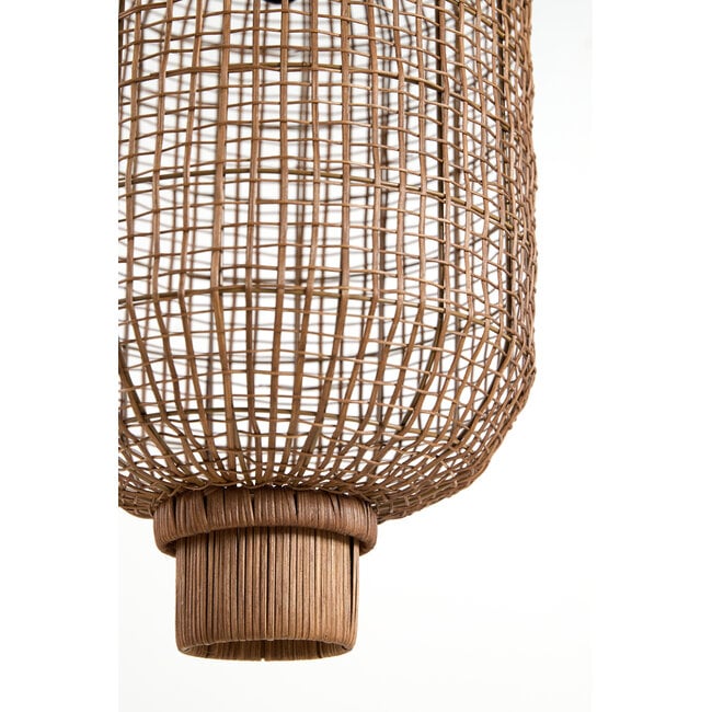 Light en Living Hanglamp Ø37x64,5 cm DORZAN rotan bruin