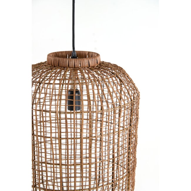 Light en Living Hanglamp Ø37x64,5 cm DORZAN rotan bruin