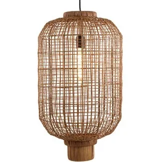 Light en Living Hanglamp Ø37x64,5 cm DORZAN rotan bruin