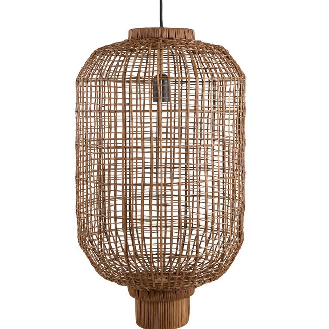 Light en Living Hanglamp Ø37x64,5 cm DORZAN rotan bruin