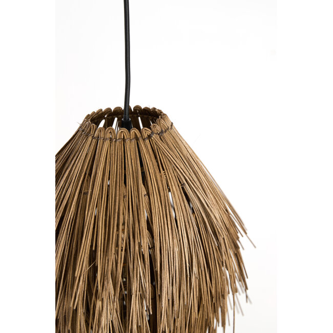 Light en Living Hanglamp Ø36x50 cm ARISCO rotan donker bruin