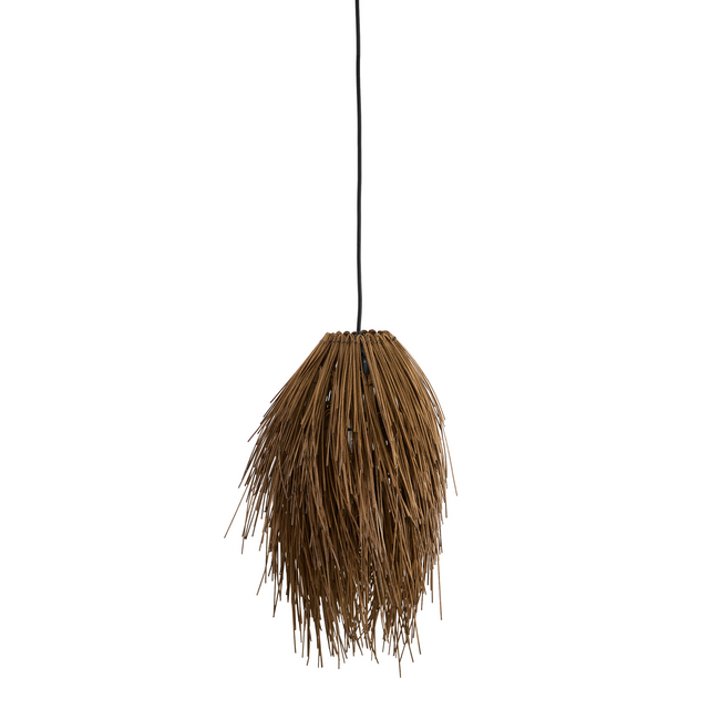 Light en Living Hanglamp Ø36x50 cm ARISCO rotan donker bruin
