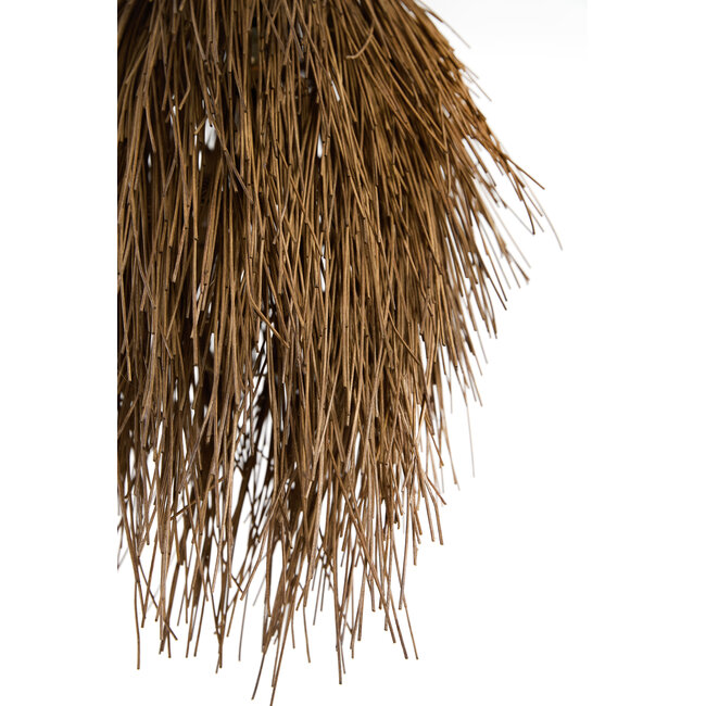 Light en Living Hanglamp Ø45x60 cm ARISCO rotan donker bruin