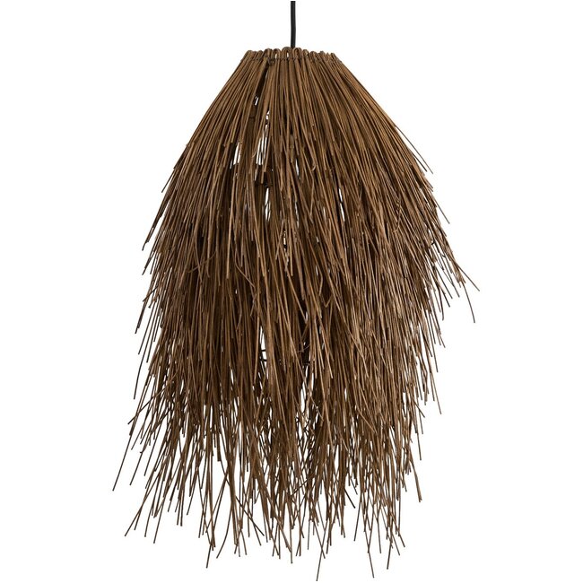 Light en Living Hanglamp Ø45x60 cm ARISCO rotan donker bruin