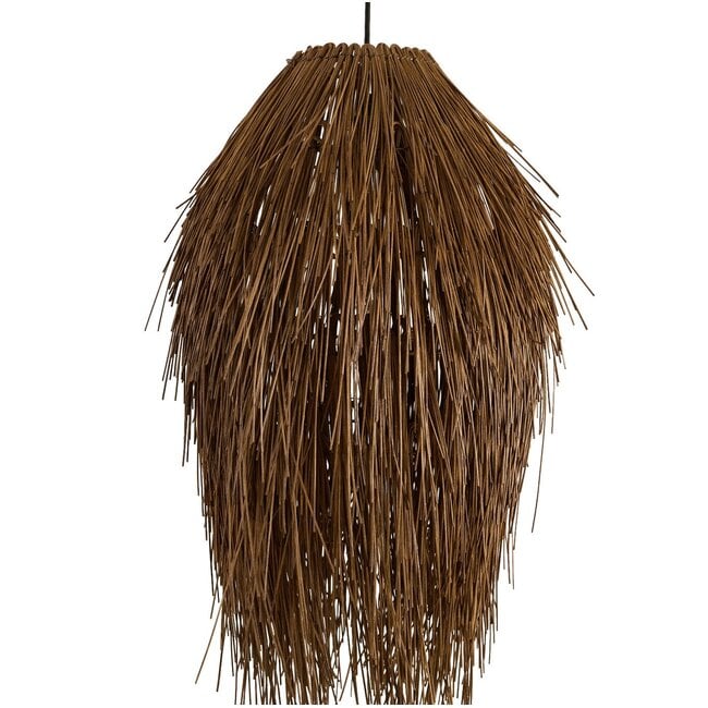 Light en Living Hanglamp Ø54x74 cm ARISCO rotan donker bruin