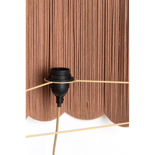 Light en Living Wandlamp 26,5x15x40 cm SIVA oud roze-terra