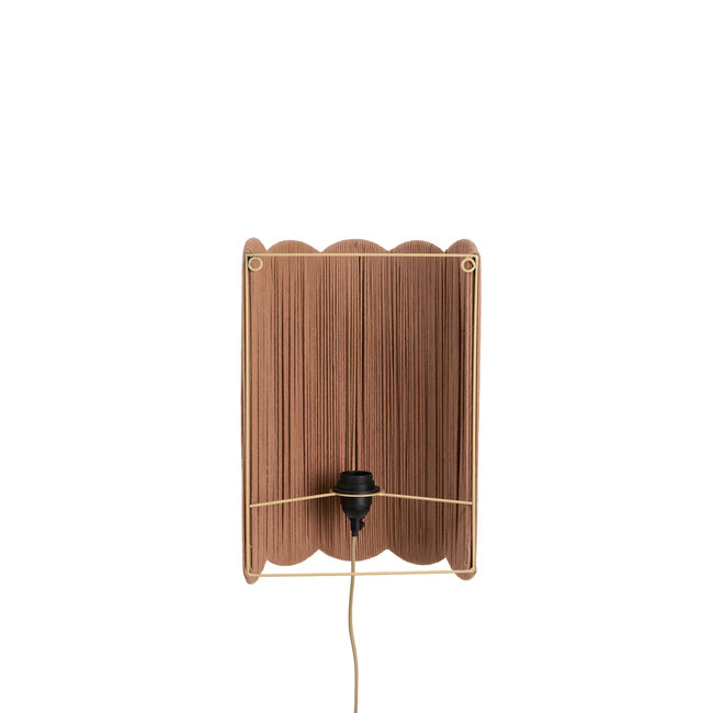 Light en Living Wandlamp 26,5x15x40 cm SIVA oud roze-terra