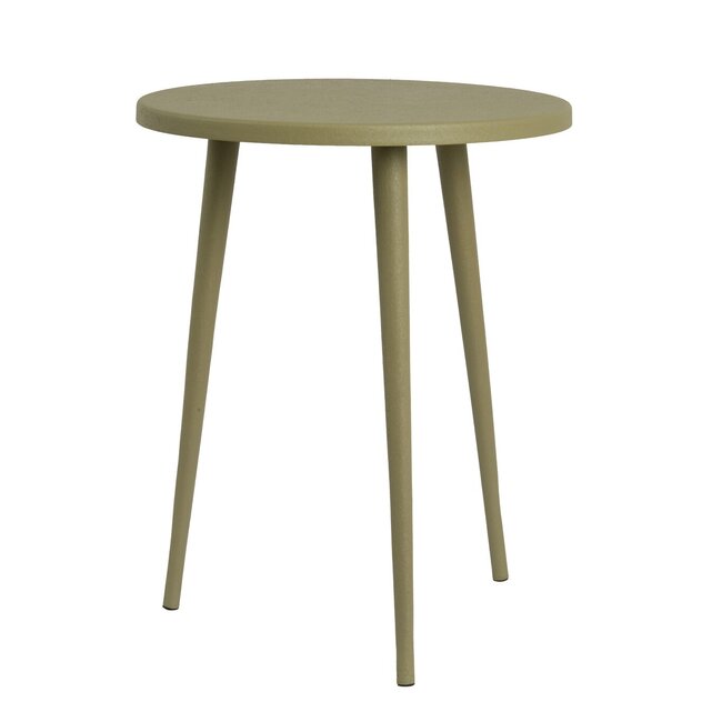 Light en Living Bijzettafel Ø40x50 cm DIMEKA olijf groen