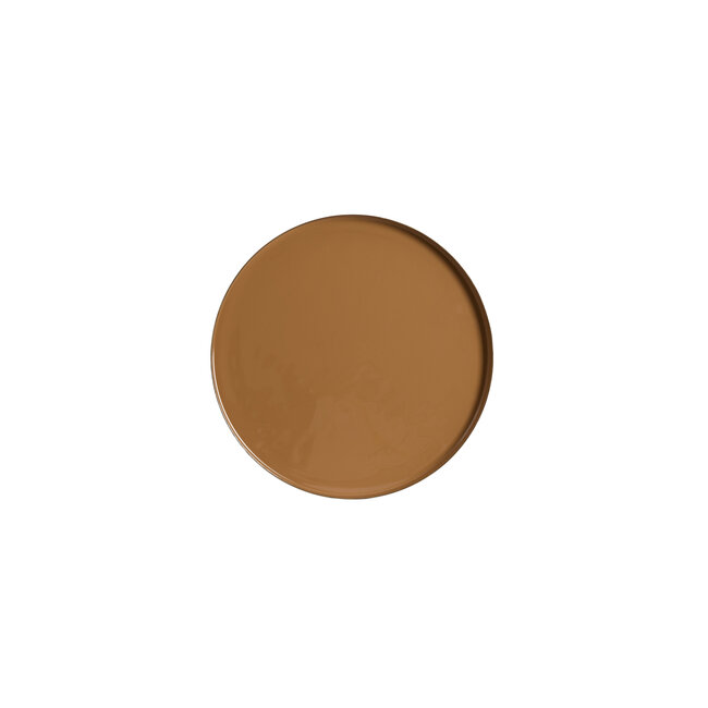 Light en Living Bijzettafel Ø30,5x50 cm JAY glans terra+mat bruin-brons