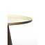 Light en Living Bijzettafel Ø58,5x37 cm JAY glans crème+mat bruin-brons