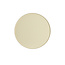 Light en Living Bijzettafel Ø58,5x37 cm JAY glans crème+mat bruin-brons