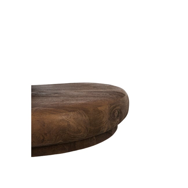 Light en Living Salontafel 99x60x32 cm PAYU mango hout mat donker bruin