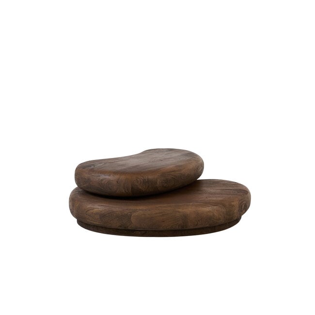 Light en Living Salontafel 99x60x32 cm PAYU mango hout mat donker bruin
