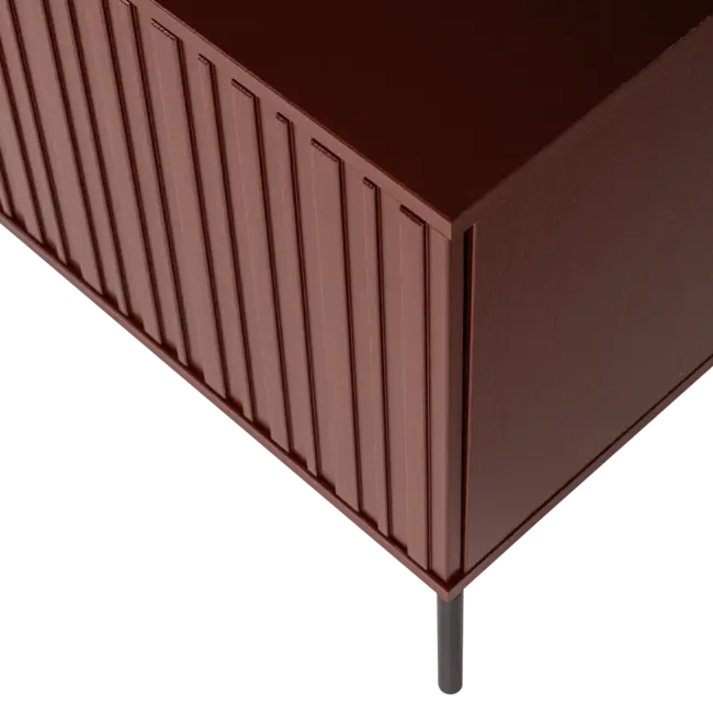 Woood New gravure tv meubel 100 cm bordeauxrood [fsc]