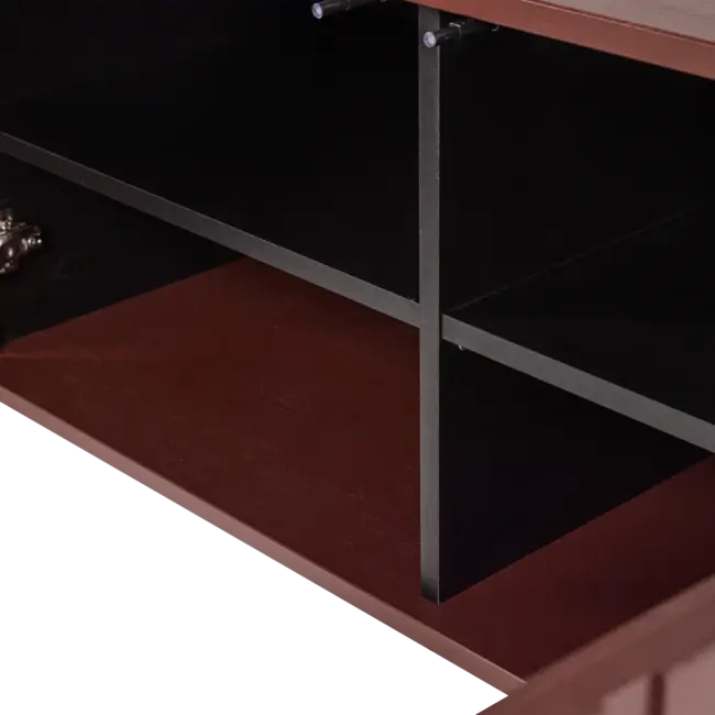 Woood New gravure tv meubel 100 cm bordeauxrood [fsc]