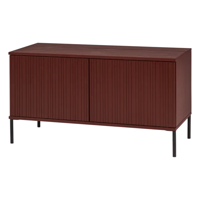 Woood New gravure tv meubel 100 cm bordeauxrood [fsc]