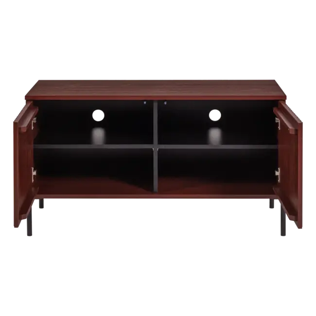 Woood New gravure tv meubel 100 cm bordeauxrood [fsc]